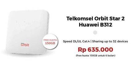 Promo Harga Huawei B312 Telkomsel Orbit Star 2  - Erafone