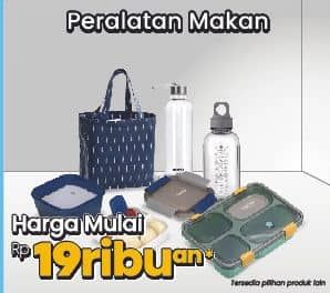 Peralatan Makan  Harga Mulai Rp19ribuan, Tersedia Pilihan Produk Lain