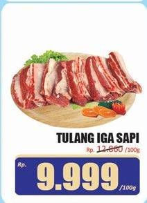 Promo Harga Iga Sapi per 100 gr - Hari Hari