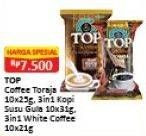 Promo Harga Top Coffee Kopi Toraja per 10 sachet 25 gr - Alfamart
