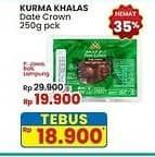 Promo Harga Date Crown Kurma Premium Khalas 250 gr - Indomaret