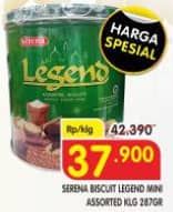 Promo Harga Serena Biskuit Legend 287 gr - Superindo