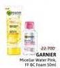 Promo Harga Garnier Micellar Water/Garnier Bright Complete Face Wash  - Alfamidi