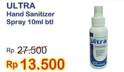 Promo Harga ULTRA Hand Sanitizer Spray 100 ml - Indomaret