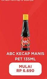 Promo Harga ABC Kecap Manis 135 ml - Hypermart