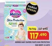 Promo Harga Merries Pants Skin Protection L44, M50 44 pcs - Superindo