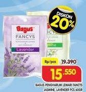 Promo Harga Bagus FANCYS Pengharum Lemari Jasmine, Lavender 60 gr - Superindo