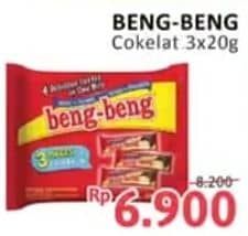 Promo Harga Beng-beng Wafer Chocolate per 3 pcs 20 gr - Alfamidi