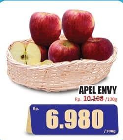 Promo Harga Apel Envy NZ per 100 gr - Hari Hari