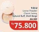 Promo Harga YOU NoutriWear+ Airy Fit Loose Powder C302 Classic Ivory, N507 Shell Beige, W804 Natural Buff  - Alfamidi