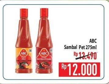 Promo Harga ABC Sambal 275 ml - Hypermart