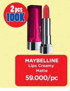 Promo Harga MAYBELLINE Color Sensational Lipstick All Variants  - Watsons