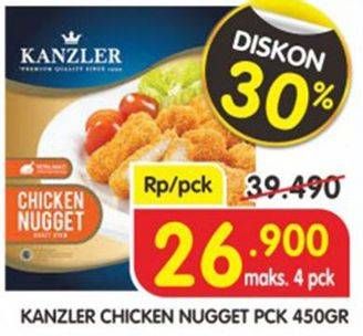 Promo Harga KANZLER Chicken Nugget 450 gr - Superindo