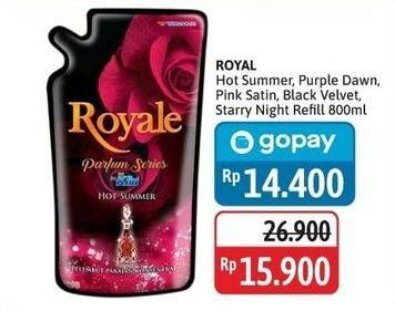 Promo Harga So Klin Royale Parfum Collection Hot Summer, Purple Dawn, Pink Satin, Black Velvet, Starry Night 800 ml - Alfamidi