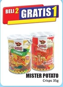 Promo Harga Mister Potato Snack Crisps 35 gr - Hari Hari