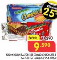 Promo Harga Khong Guan Saltcheese Combo, Combociz 190 gr - Superindo
