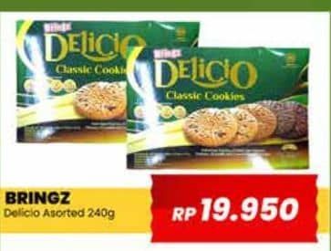 Promo Harga Choco Mania Choco Mania Delicio Classic Cookies 240 gr - Yogya