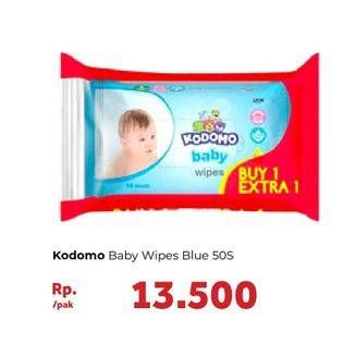 Promo Harga KODOMO Baby Wipes Classic Blue 50 pcs - Carrefour