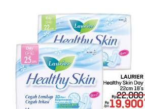 Promo Harga Laurier Healthy Skin Day Wing 22cm 18 pcs - LotteMart