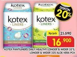 Promo Harga Kotex Pantyliners  - Superindo