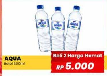 Promo Harga Aqua Air Mineral 600 ml - Yogya