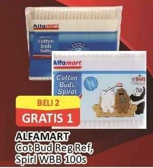 Promo Harga Alfamart Cotton Bud Reguler 100 pcs - Alfamart