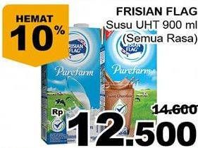 Promo Harga FRISIAN FLAG Susu UHT Purefarm All Variants 900 ml - Giant