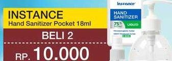 Promo Harga INSTANCE Hand Sanitizer Liquid Spray 18 ml - Yogya