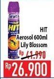 Promo Harga HIT Aerosol Lily Blossom 600 ml - Hypermart