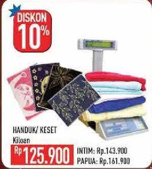 Promo Harga Handuk/Keset Kiloan  - Hypermart