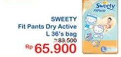 Promo Harga SWEETY Fit Pantz Dry Active L36  - Indomaret