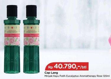 Promo Harga Cap Lang Minyak Ekaliptus Aromatherapy Rose 120 ml - TIP TOP