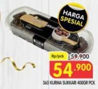 Promo Harga 365 Kurma Sukkari 400 gr - Superindo