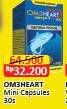 Promo Harga Om3heart Fish Oil Omega 3 Mini 30 pcs - Alfamart