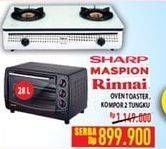 Promo Harga SHARP/ MASPION/ RINNAI Kompor  - Hypermart