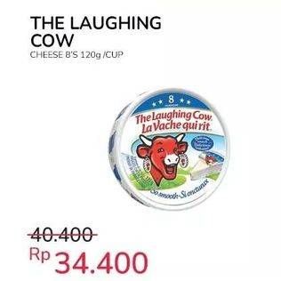 Promo Harga THE LAUGHING COW Cheese Plain 8 pcs - Indomaret