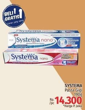 Promo Harga SYSTEMA Toothpaste 190 gr - LotteMart