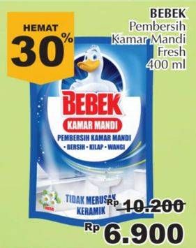 Promo Harga BEBEK Pembersih Kamar Mandi Kloset Fresh 400 ml - Giant