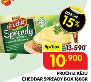 Promo Harga Prochiz Spready 160 gr - Superindo