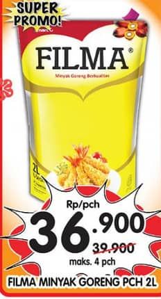 Promo Harga Filma Minyak Goreng 2000 ml - Superindo