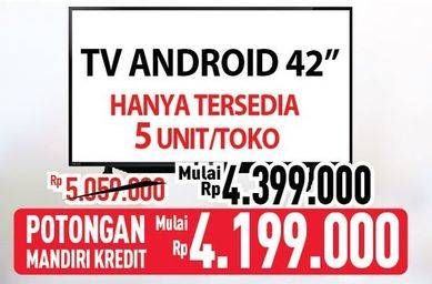 Promo Harga TV Android  - Hypermart
