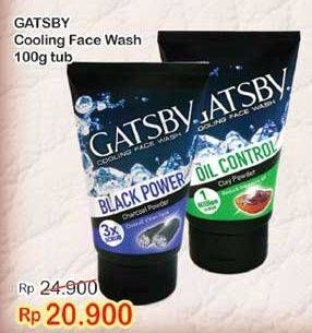 Promo Harga GATSBY Cooling Face Wash 100 gr - Indomaret