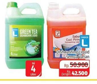 Promo Harga SAVE L Dishwashing Liquid Green Tea 4000 ml - Lotte Grosir