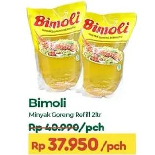 Promo Harga Bimoli Minyak Goreng 2000 ml - TIP TOP