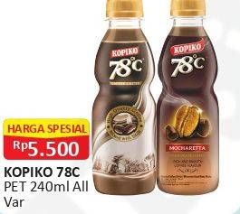 Promo Harga Kopiko 78C Drink All Variants 240 ml - Alfamart