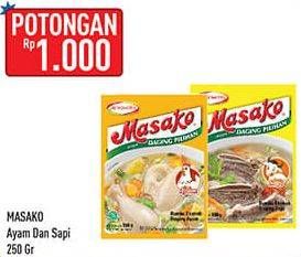 Promo Harga AJINOMOTO Penyedap Rasa Masako Ayam, Sapi 250 gr - Hypermart