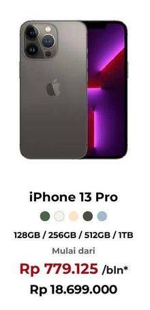Promo Harga Apple iPhone 13 Pro 1 TB, 128 GB, 256 GB, 512 GB  - Erafone