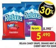 Promo Harga RELAXA Candy Grape Mint, Orange Mint, Cherry Mint 125 gr - Superindo
