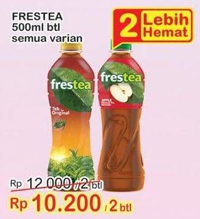 Promo Harga FRESTEA Minuman Teh Apple, Original 500 ml - Indomaret
