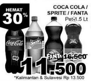 Promo Harga COCA COLA Minuman Soda 1500 ml - Giant